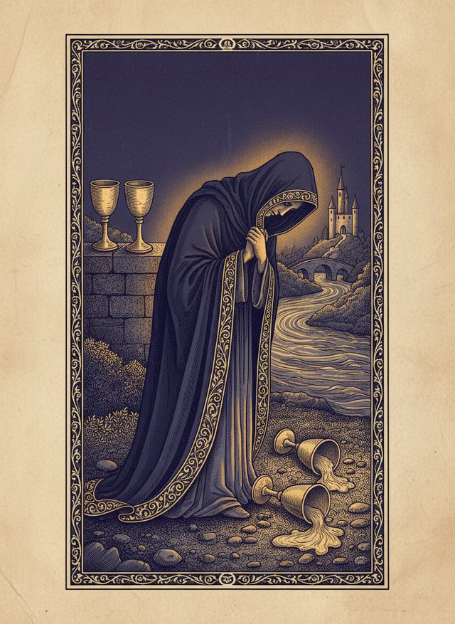 Five of Cups tarot card