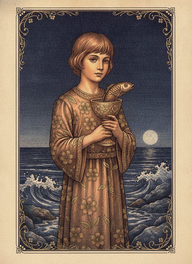 Page of Cups tarot card