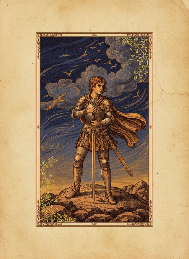 Page of Swords tarot card